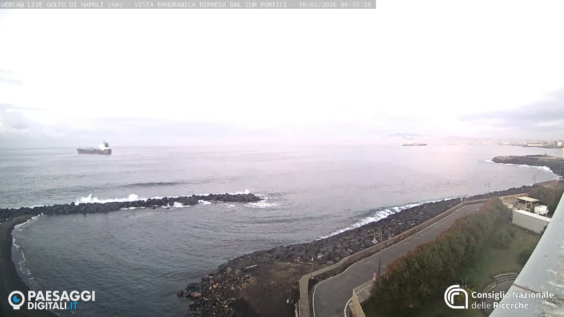 Napoli Gulf Live Cam  - Naples, Campania, Italy