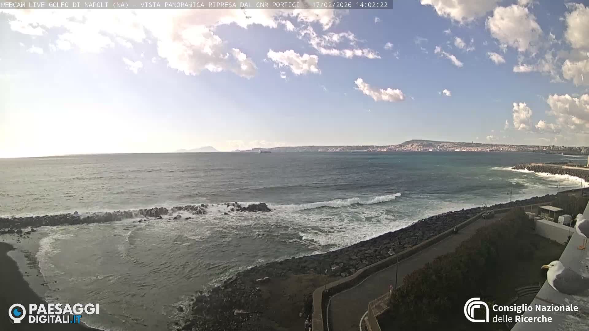 Napoli Gulf Live Cam  - Naples, Campania, Italy