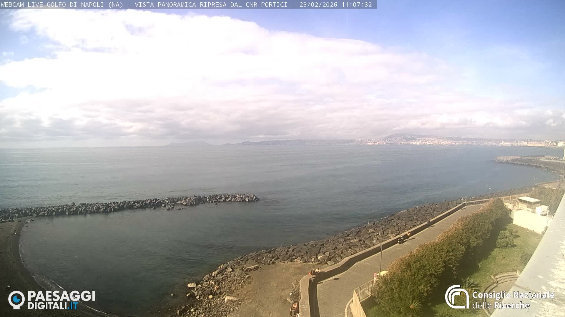 Napoli Gulf Live Cam  - Naples, Campania, Italy