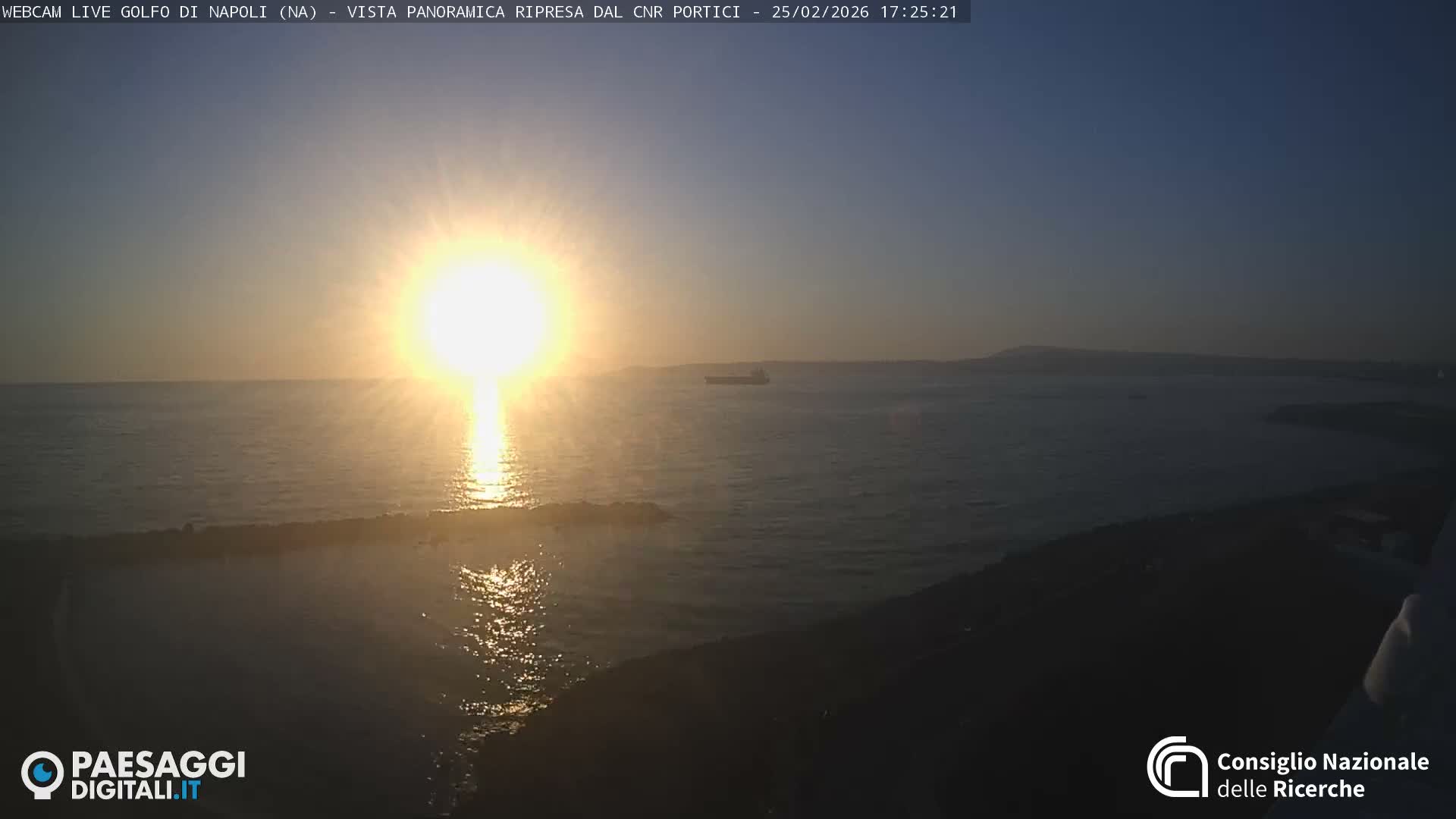 Napoli Gulf Live Cam  - Naples, Campania, Italy