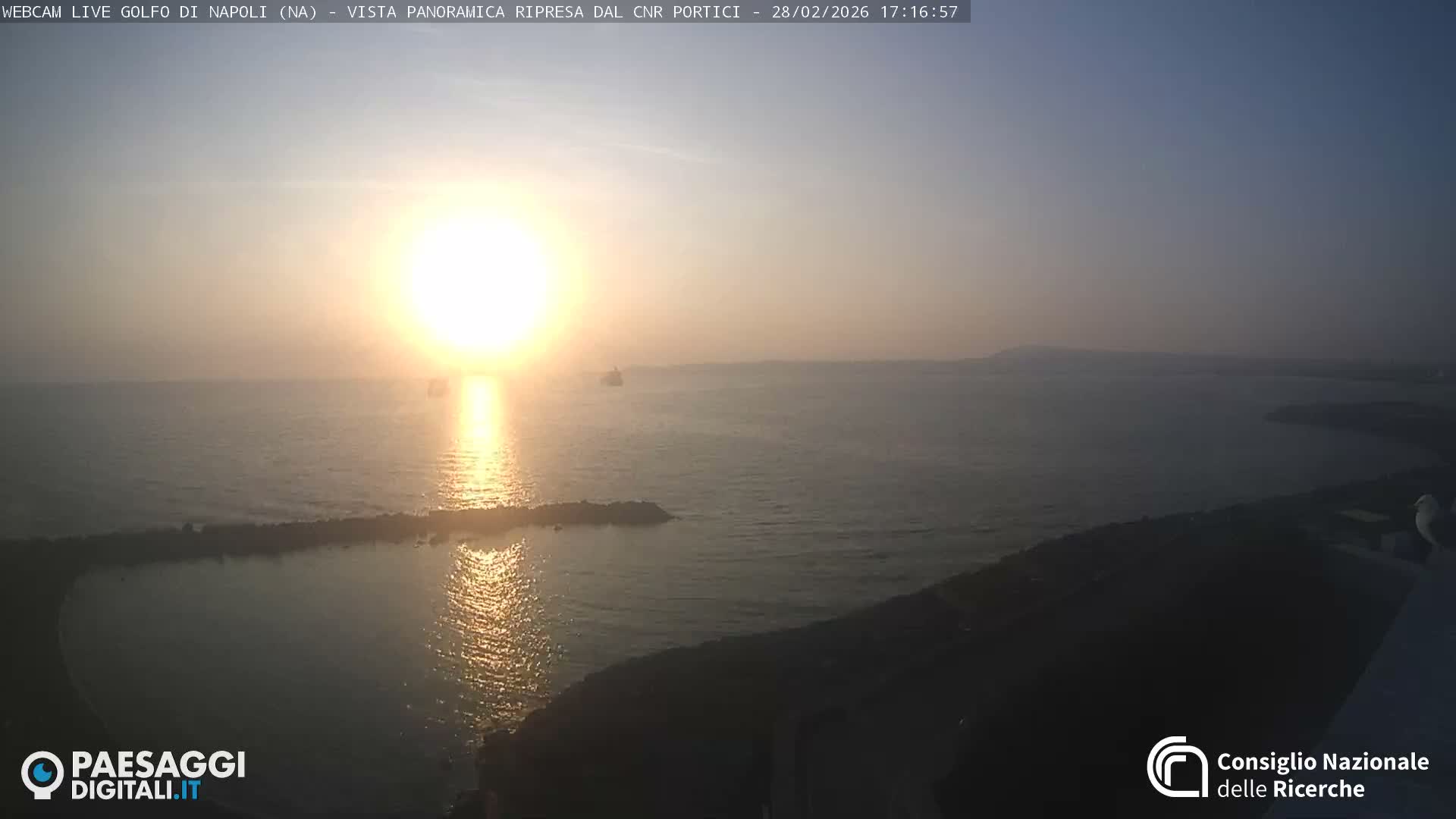 Napoli Gulf Live Cam  - Naples, Campania, Italy