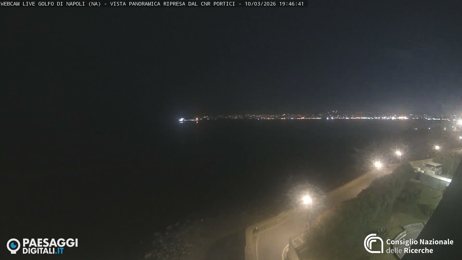 Napoli Gulf Live Cam  - Naples, Campania, Italy