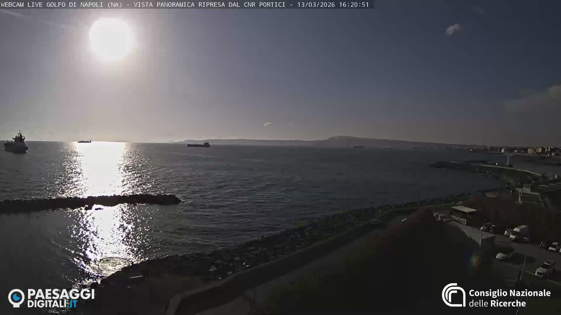 Napoli Gulf Live Cam  - Naples, Campania, Italy