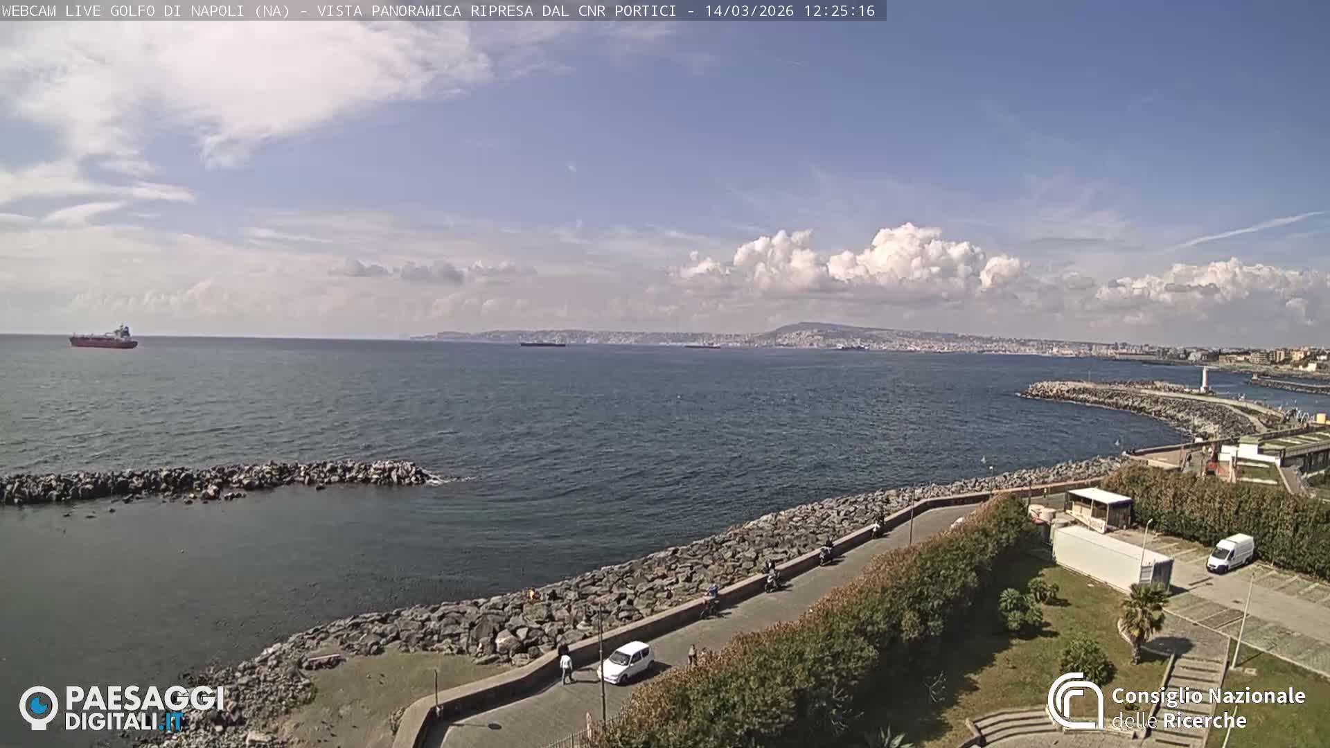Napoli Gulf Live Cam  - Naples, Campania, Italy
