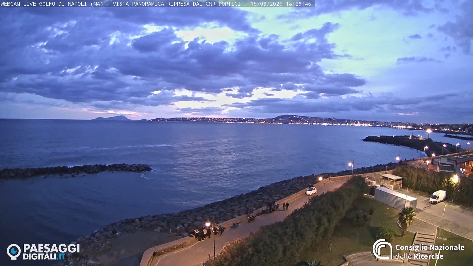 Napoli Gulf Live Cam  - Naples, Campania, Italy
