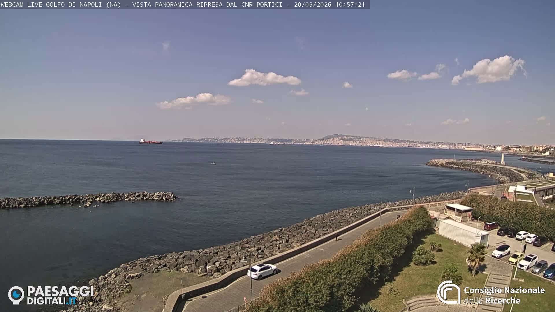 Napoli Gulf Live Cam  - Naples, Campania, Italy