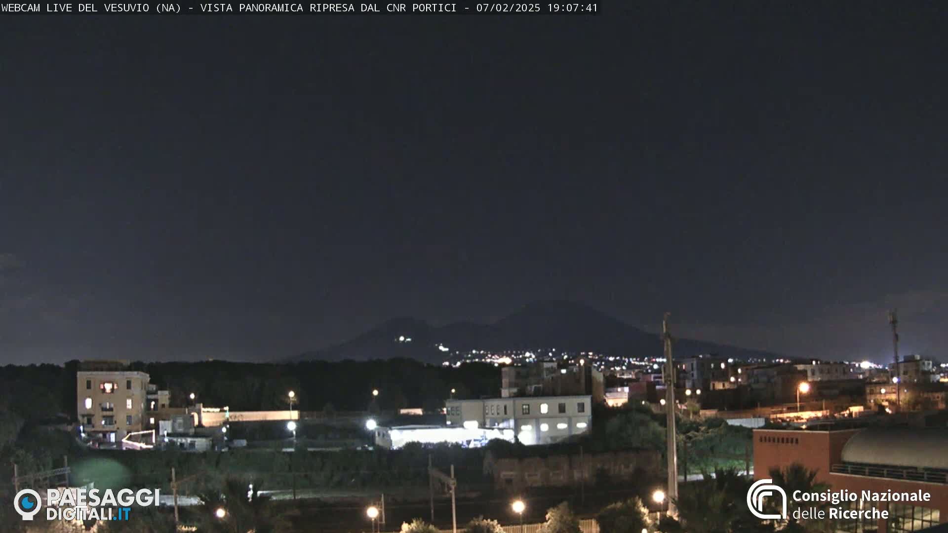  Mount Vesuvius Volcano (Vulcano Vesuvio) Panaromic Live Cam- Naples, Campania, Italy