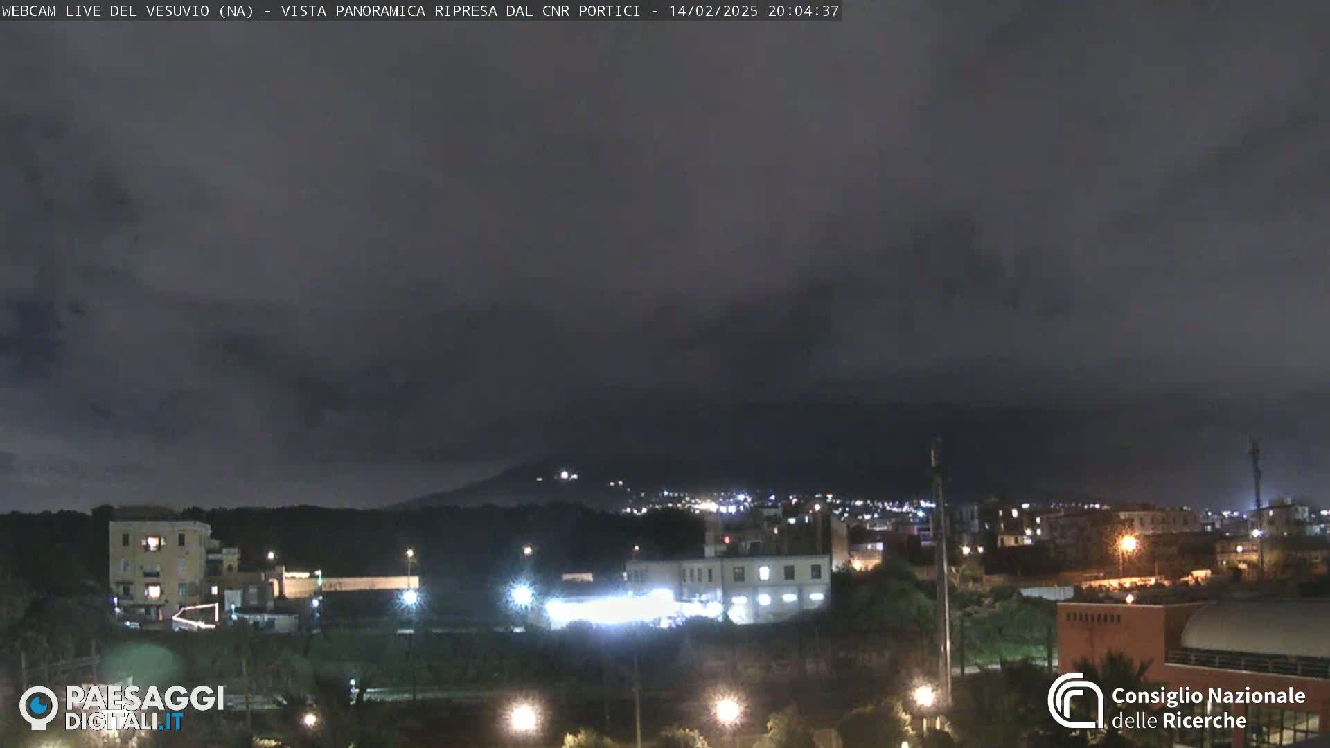  Mount Vesuvius Volcano (Vulcano Vesuvio) Panaromic Live Cam- Naples, Campania, Italy