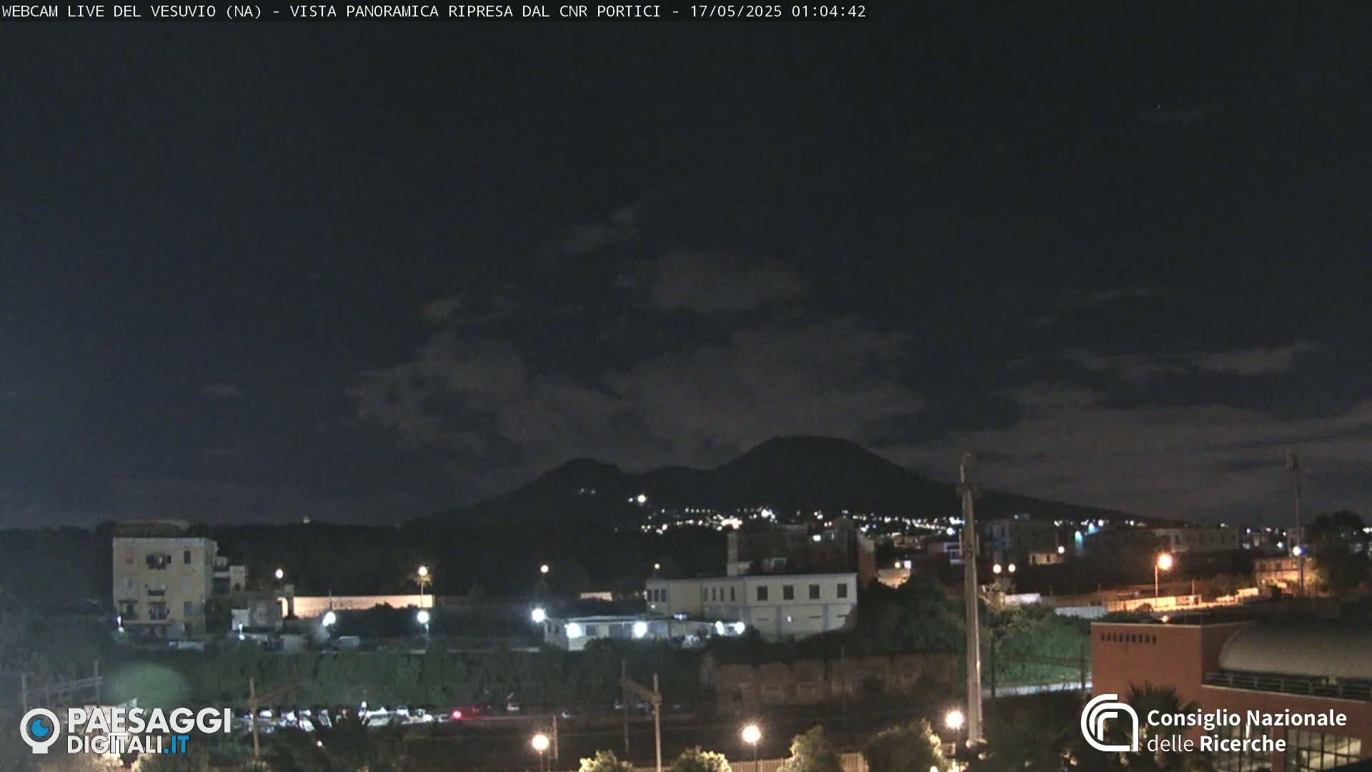  Mount Vesuvius Volcano (Vulcano Vesuvio) Panaromic Live Cam- Naples, Campania, Italy