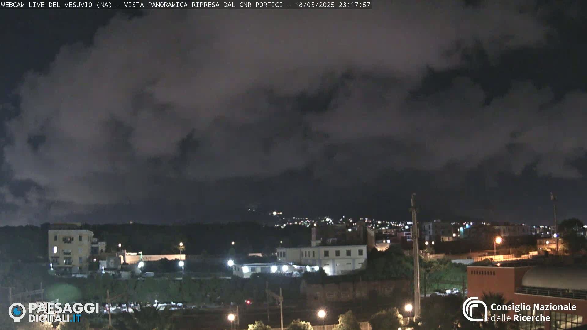  Mount Vesuvius Volcano (Vulcano Vesuvio) Panaromic Live Cam- Naples, Campania, Italy