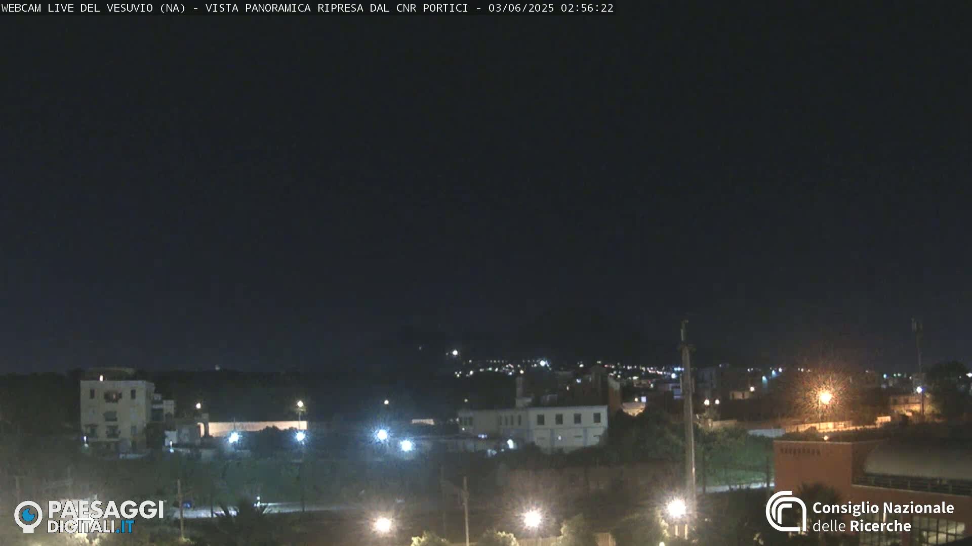  Mount Vesuvius Volcano (Vulcano Vesuvio) Panaromic Live Cam- Naples, Campania, Italy