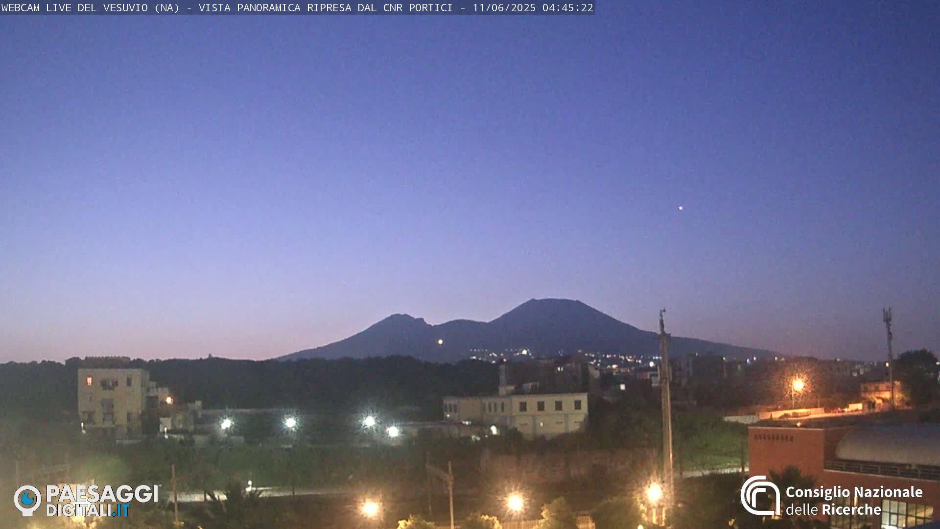  Mount Vesuvius Volcano (Vulcano Vesuvio) Panaromic Live Cam- Naples, Campania, Italy