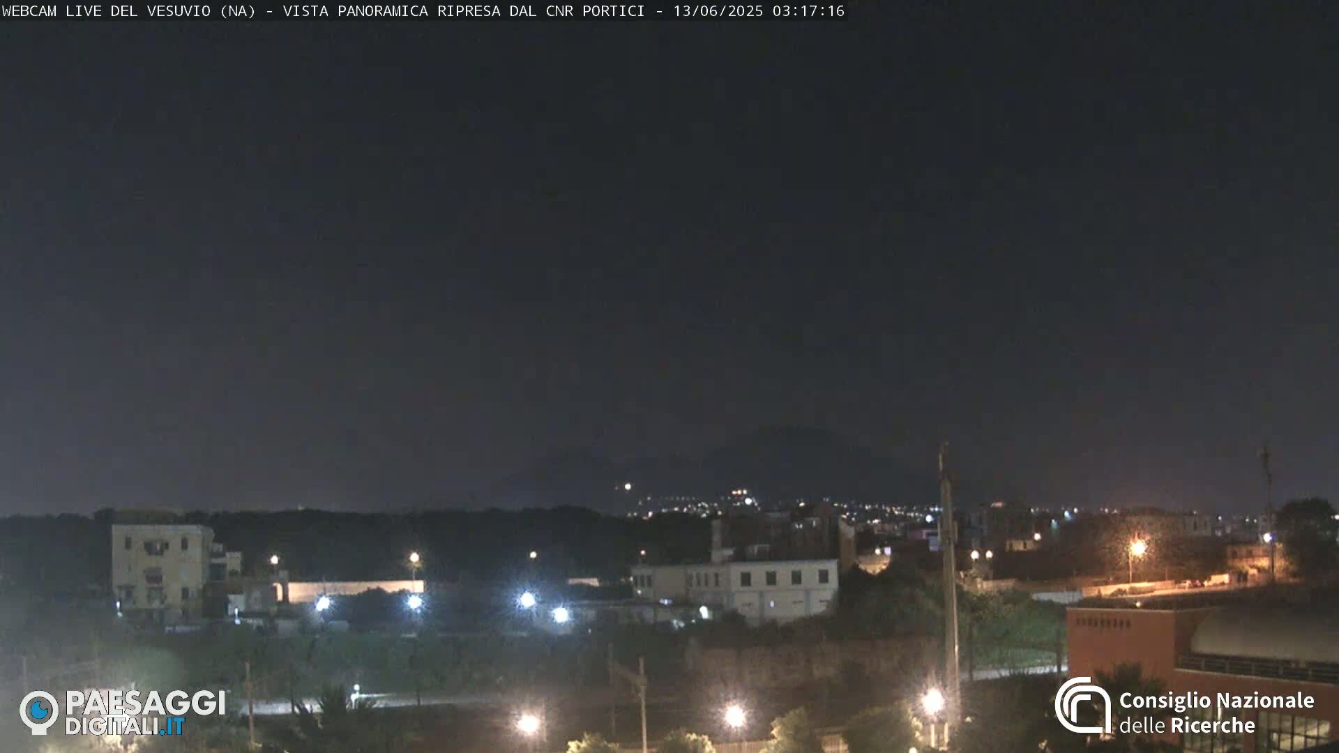  Mount Vesuvius Volcano (Vulcano Vesuvio) Panaromic Live Cam- Naples, Campania, Italy