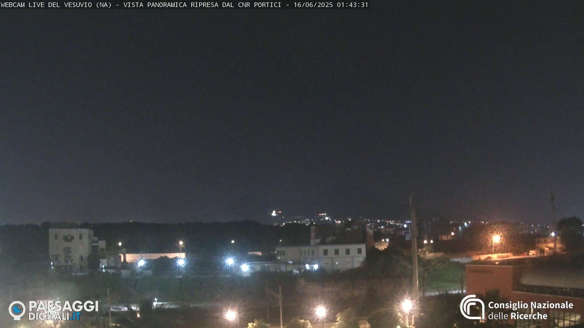  Mount Vesuvius Volcano (Vulcano Vesuvio) Panaromic Live Cam- Naples, Campania, Italy