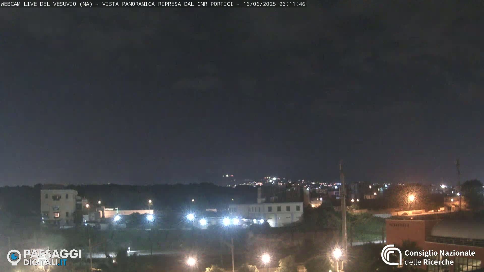  Mount Vesuvius Volcano (Vulcano Vesuvio) Panaromic Live Cam- Naples, Campania, Italy