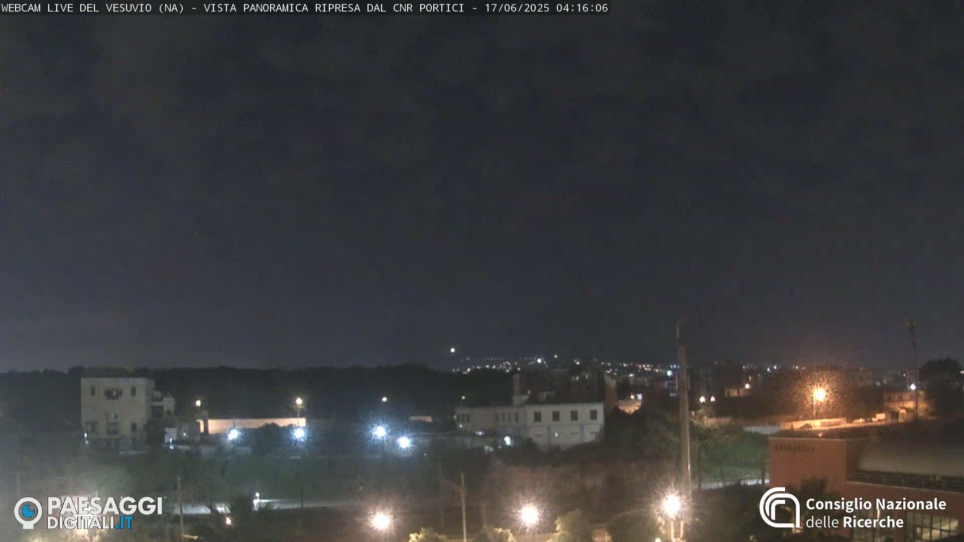  Mount Vesuvius Volcano (Vulcano Vesuvio) Panaromic Live Cam- Naples, Campania, Italy