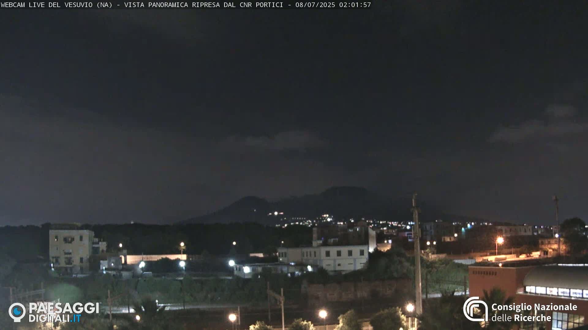  Mount Vesuvius Volcano (Vulcano Vesuvio) Panaromic Live Cam- Naples, Campania, Italy