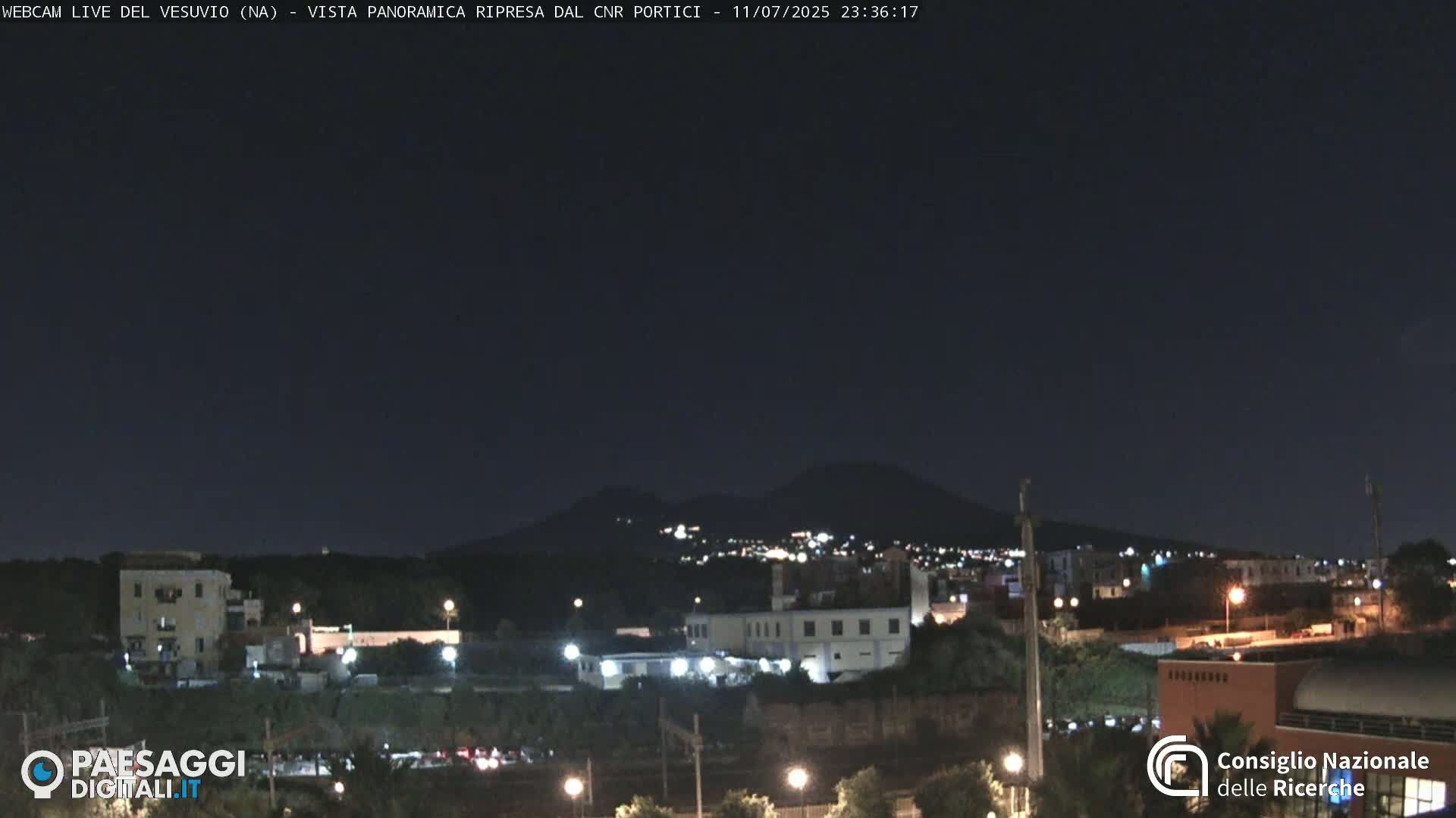  Mount Vesuvius Volcano (Vulcano Vesuvio) Panaromic Live Cam- Naples, Campania, Italy