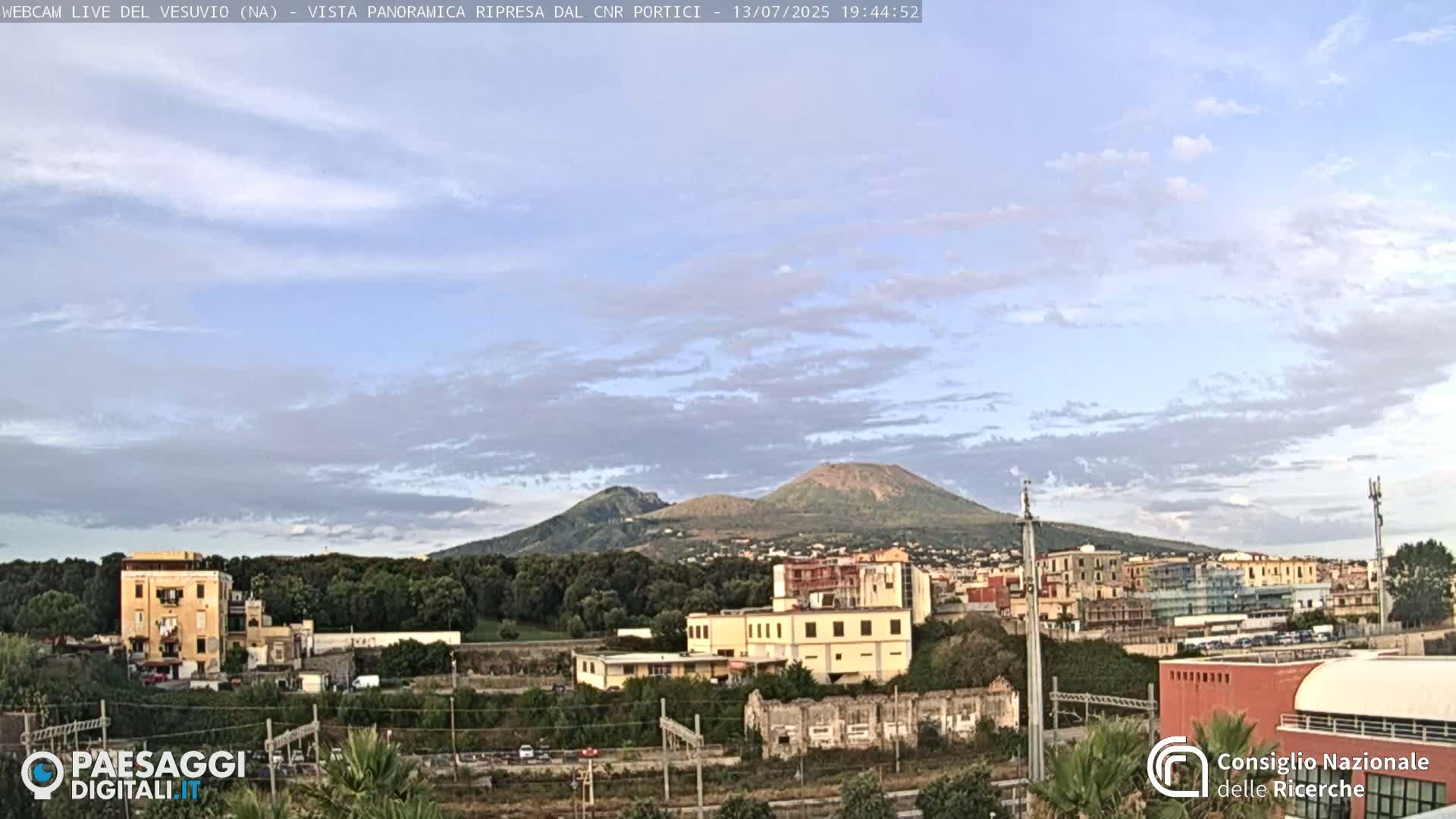  Mount Vesuvius Volcano (Vulcano Vesuvio) Panaromic Live Cam- Naples, Campania, Italy