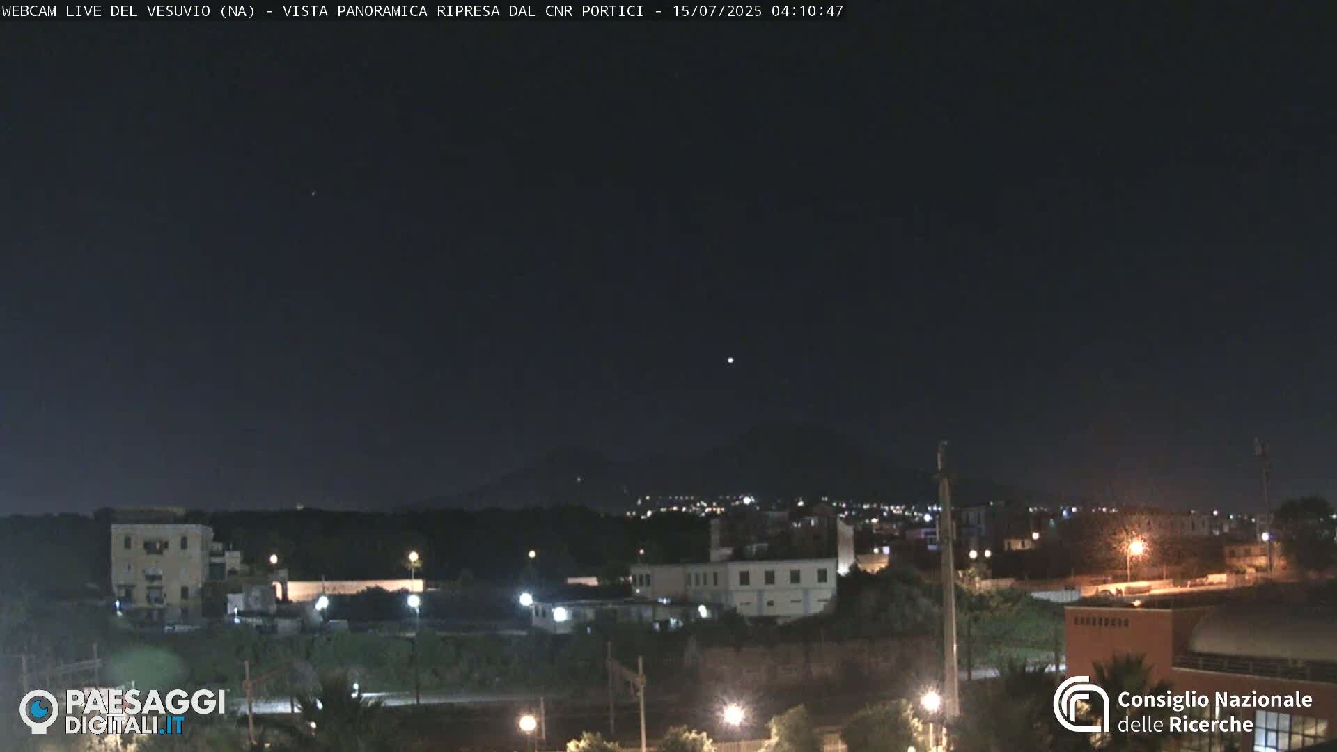  Mount Vesuvius Volcano (Vulcano Vesuvio) Panaromic Live Cam- Naples, Campania, Italy