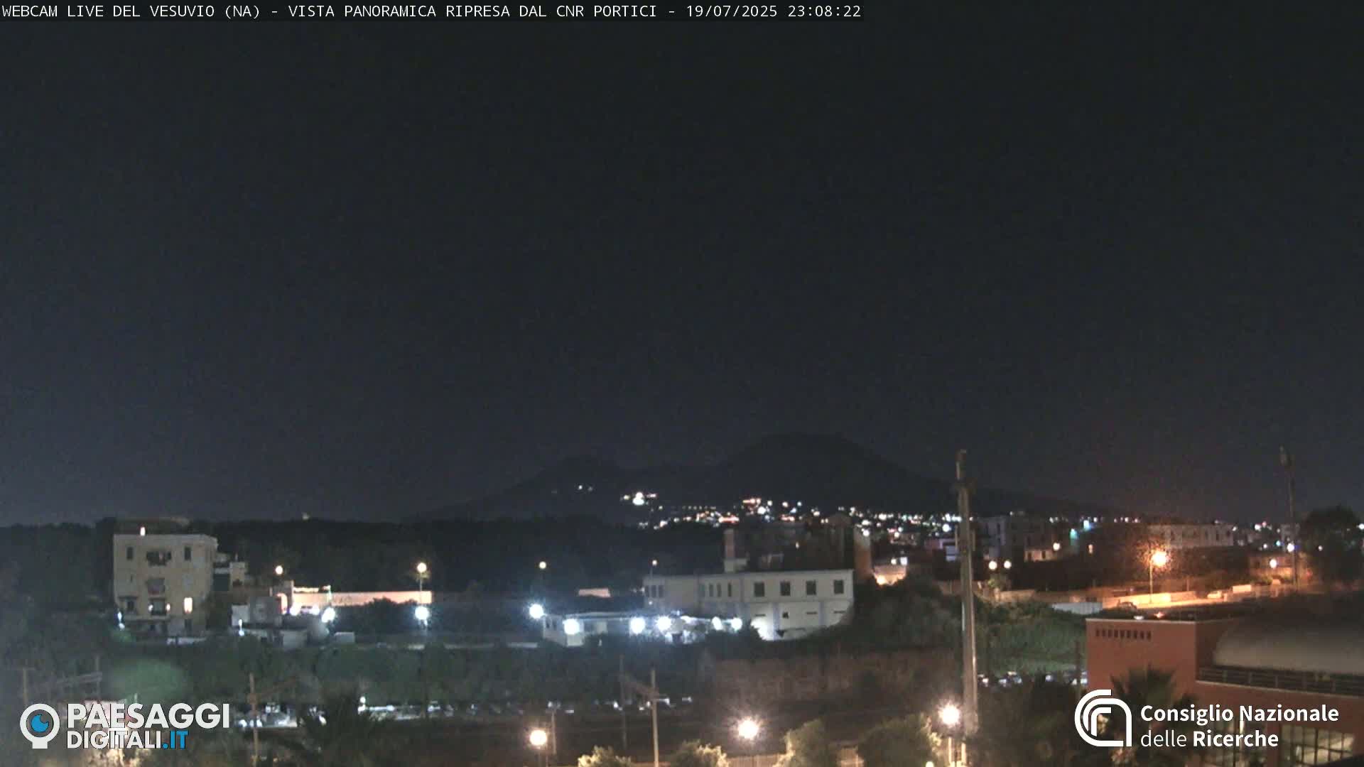  Mount Vesuvius Volcano (Vulcano Vesuvio) Panaromic Live Cam- Naples, Campania, Italy