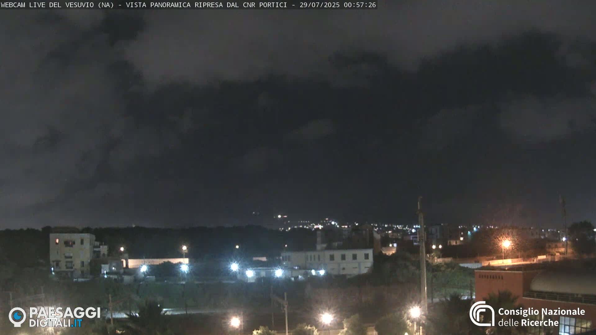  Mount Vesuvius Volcano (Vulcano Vesuvio) Panaromic Live Cam- Naples, Campania, Italy