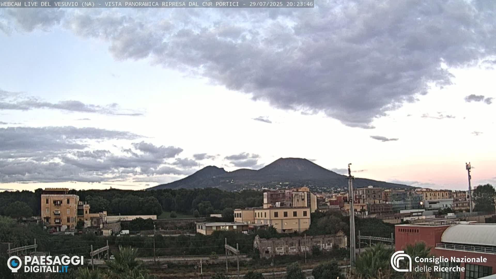  Mount Vesuvius Volcano (Vulcano Vesuvio) Panaromic Live Cam- Naples, Campania, Italy
