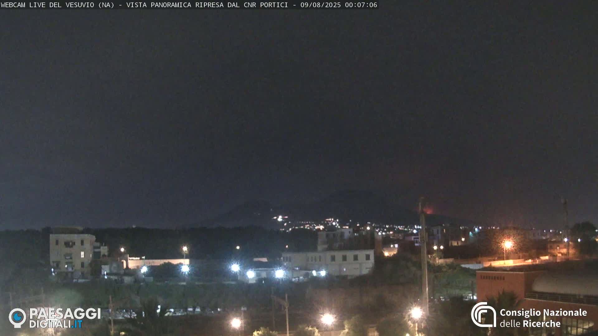 Mount Vesuvius Volcano (Vulcano Vesuvio) Panaromic Live Cam- Naples, Campania, Italy