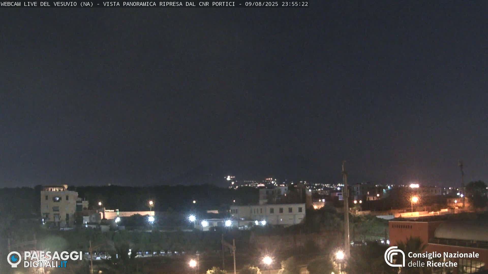  Mount Vesuvius Volcano (Vulcano Vesuvio) Panaromic Live Cam- Naples, Campania, Italy