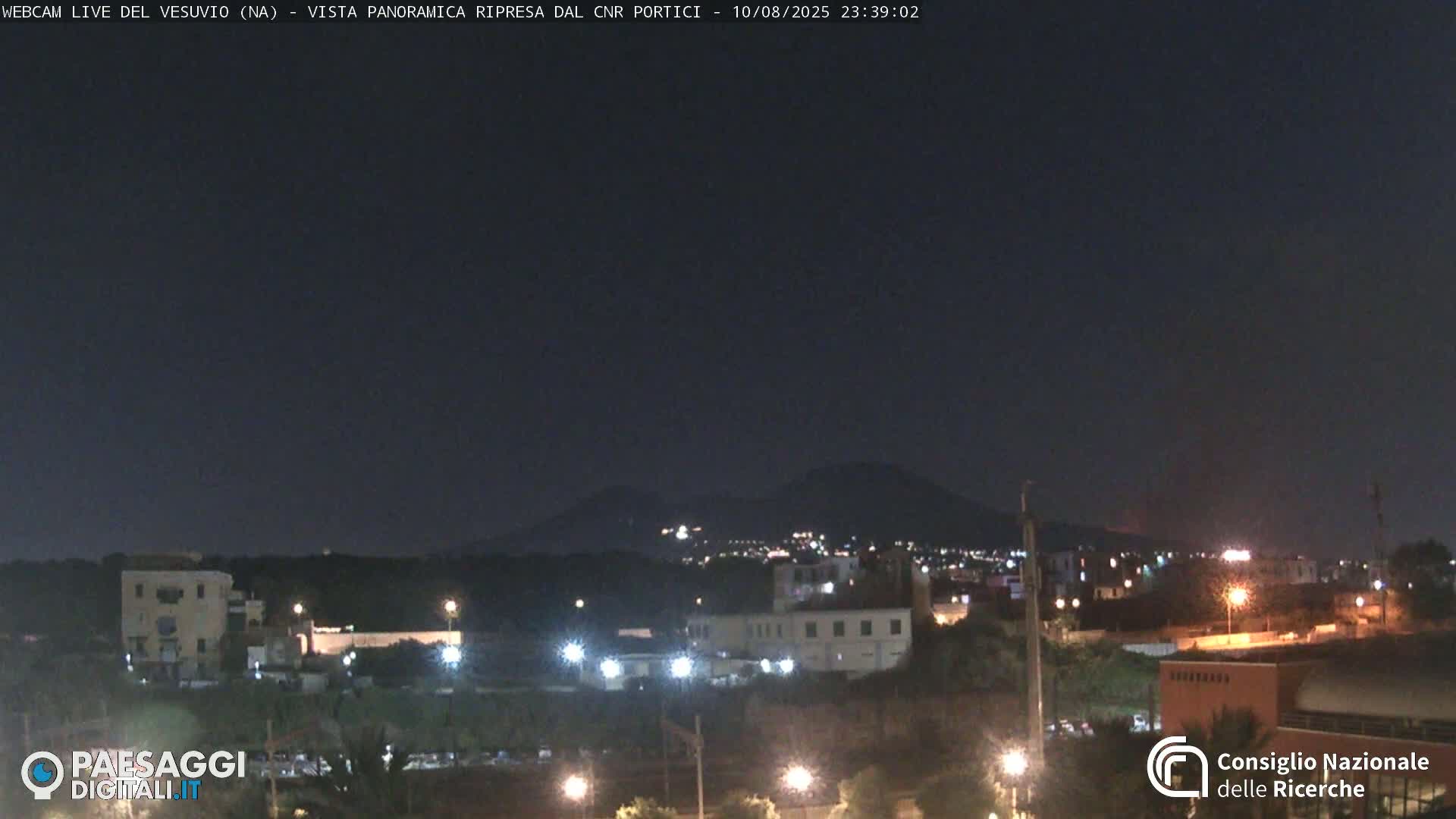  Mount Vesuvius Volcano (Vulcano Vesuvio) Panaromic Live Cam- Naples, Campania, Italy