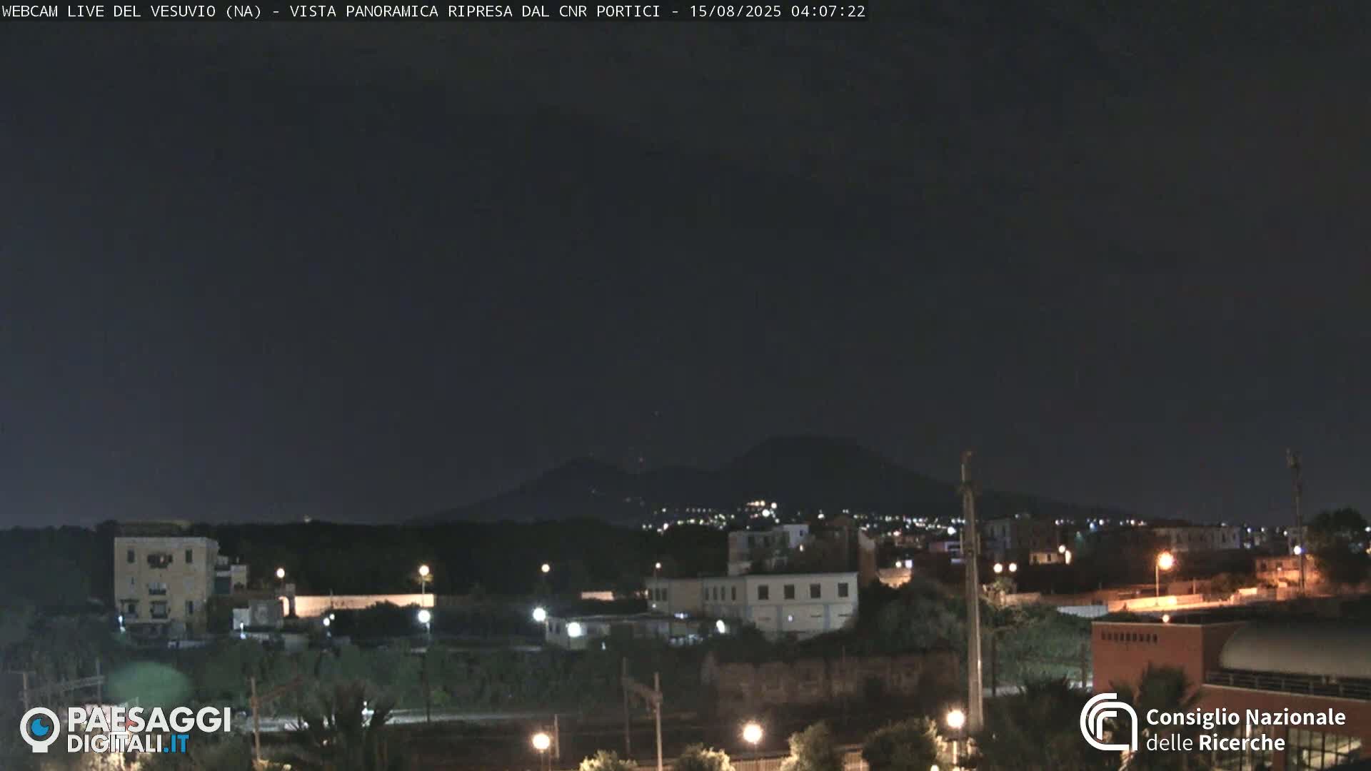  Mount Vesuvius Volcano (Vulcano Vesuvio) Panaromic Live Cam- Naples, Campania, Italy