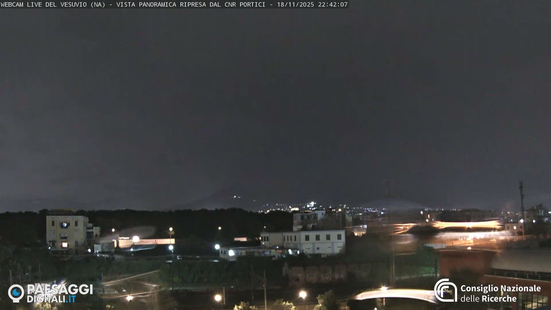  Mount Vesuvius Volcano (Vulcano Vesuvio) Panaromic Live Cam- Naples, Campania, Italy