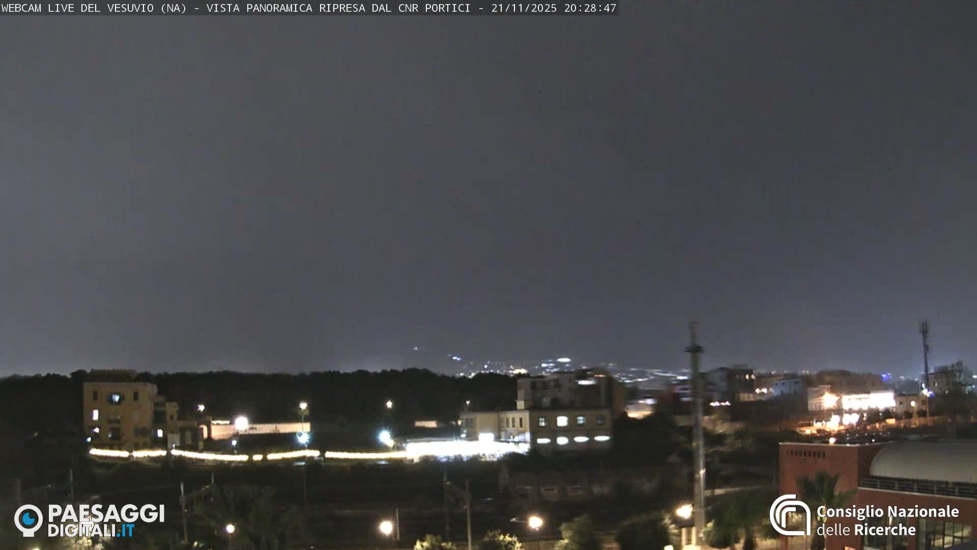  Mount Vesuvius Volcano (Vulcano Vesuvio) Panaromic Live Cam- Naples, Campania, Italy