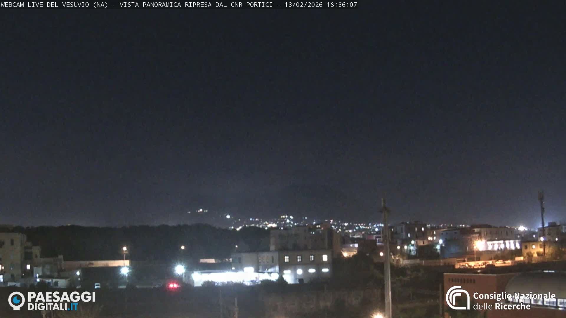 Mount Vesuvius Volcano (Vulcano Vesuvio) Panaromic Live Cam- Naples, Campania, Italy