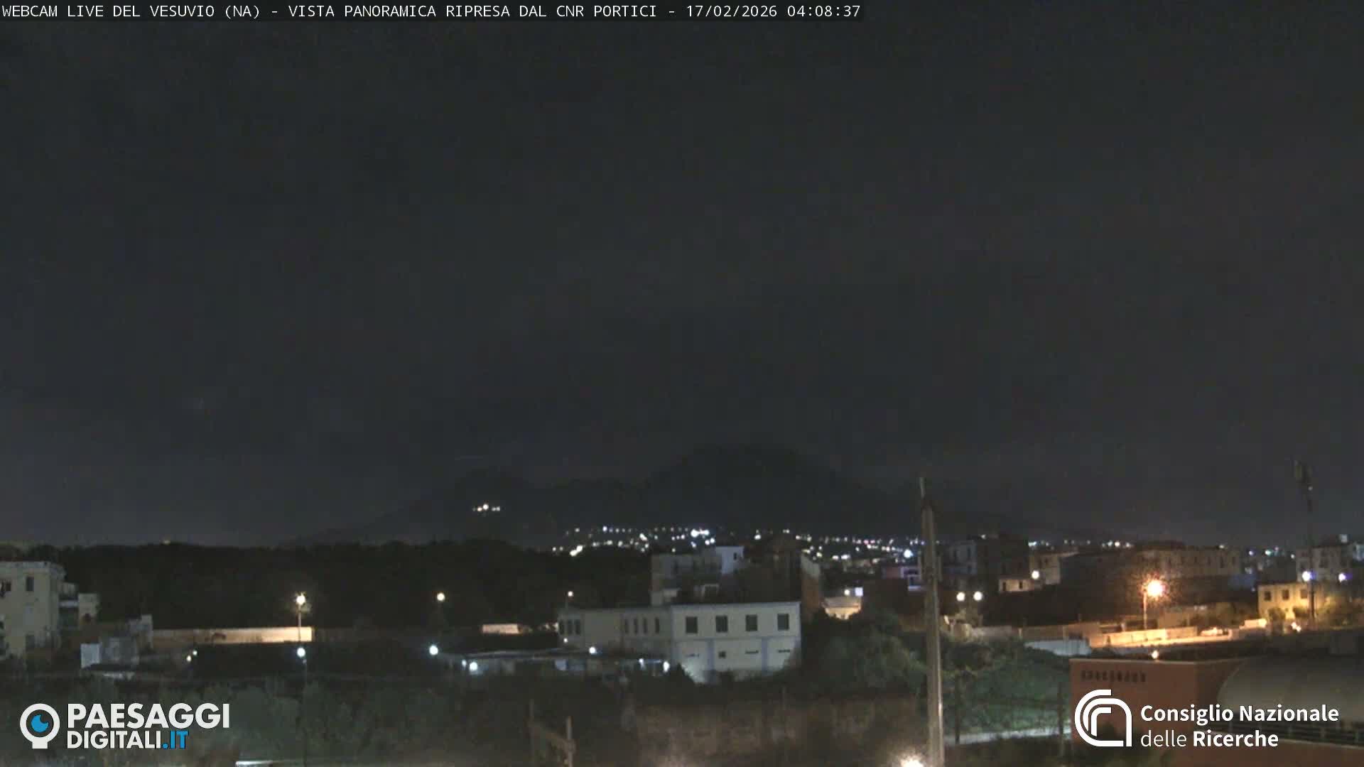  Mount Vesuvius Volcano (Vulcano Vesuvio) Panaromic Live Cam- Naples, Campania, Italy