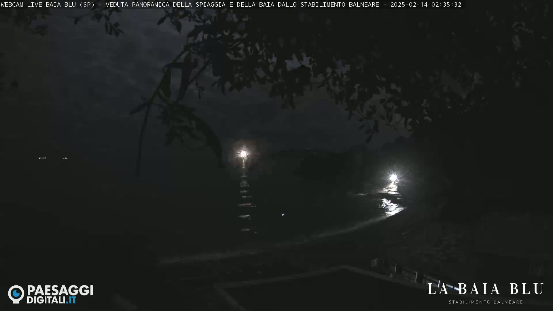 Baia Blu Beach live Cam - La Spezia, Liguria, Italy