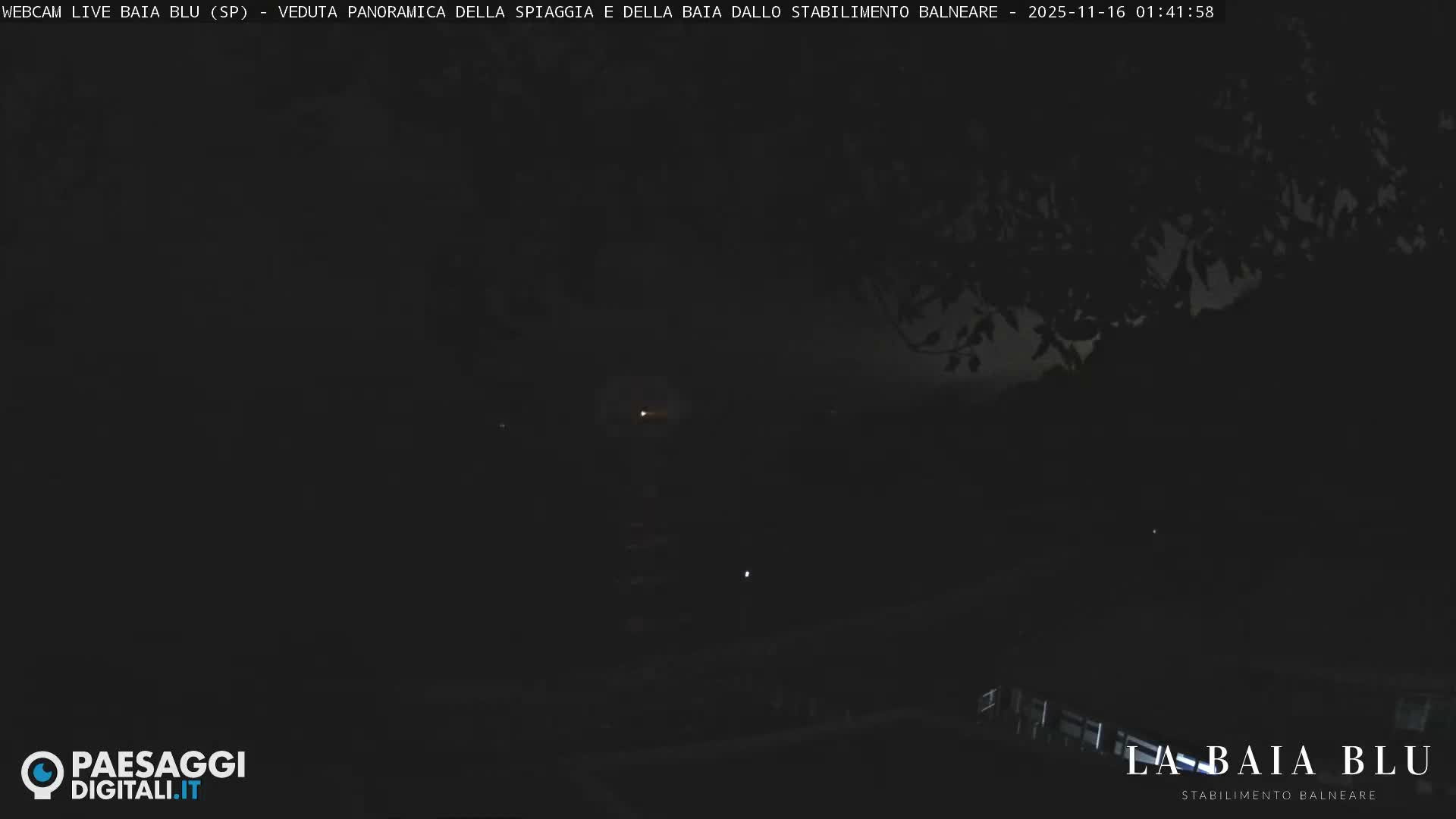 Baia Blu Beach live Cam - La Spezia, Liguria, Italy