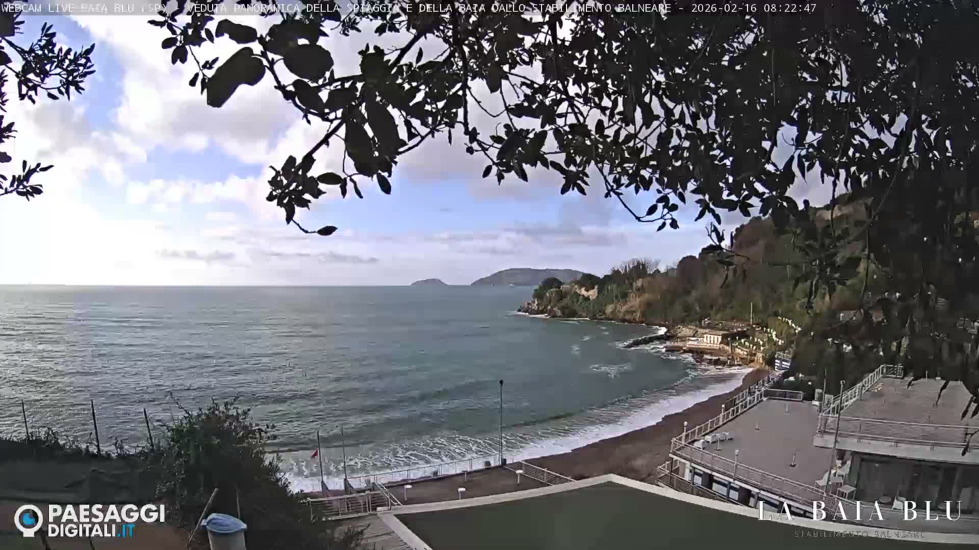 Baia Blu Beach live Cam - La Spezia, Liguria, Italy