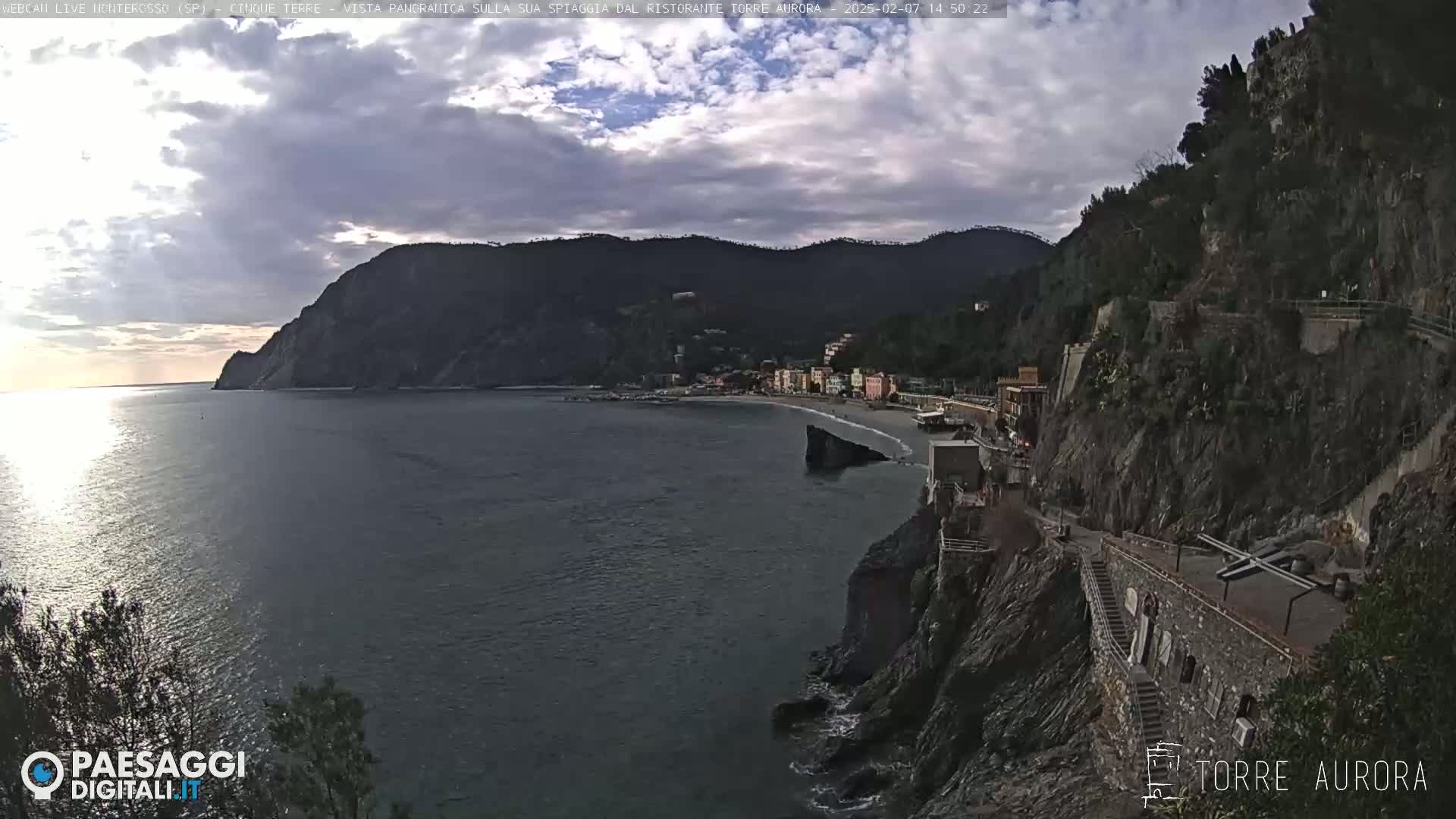  Cinque Terre Natural Park Monterosso Live Cam - La Spezia, Liguria, Italy