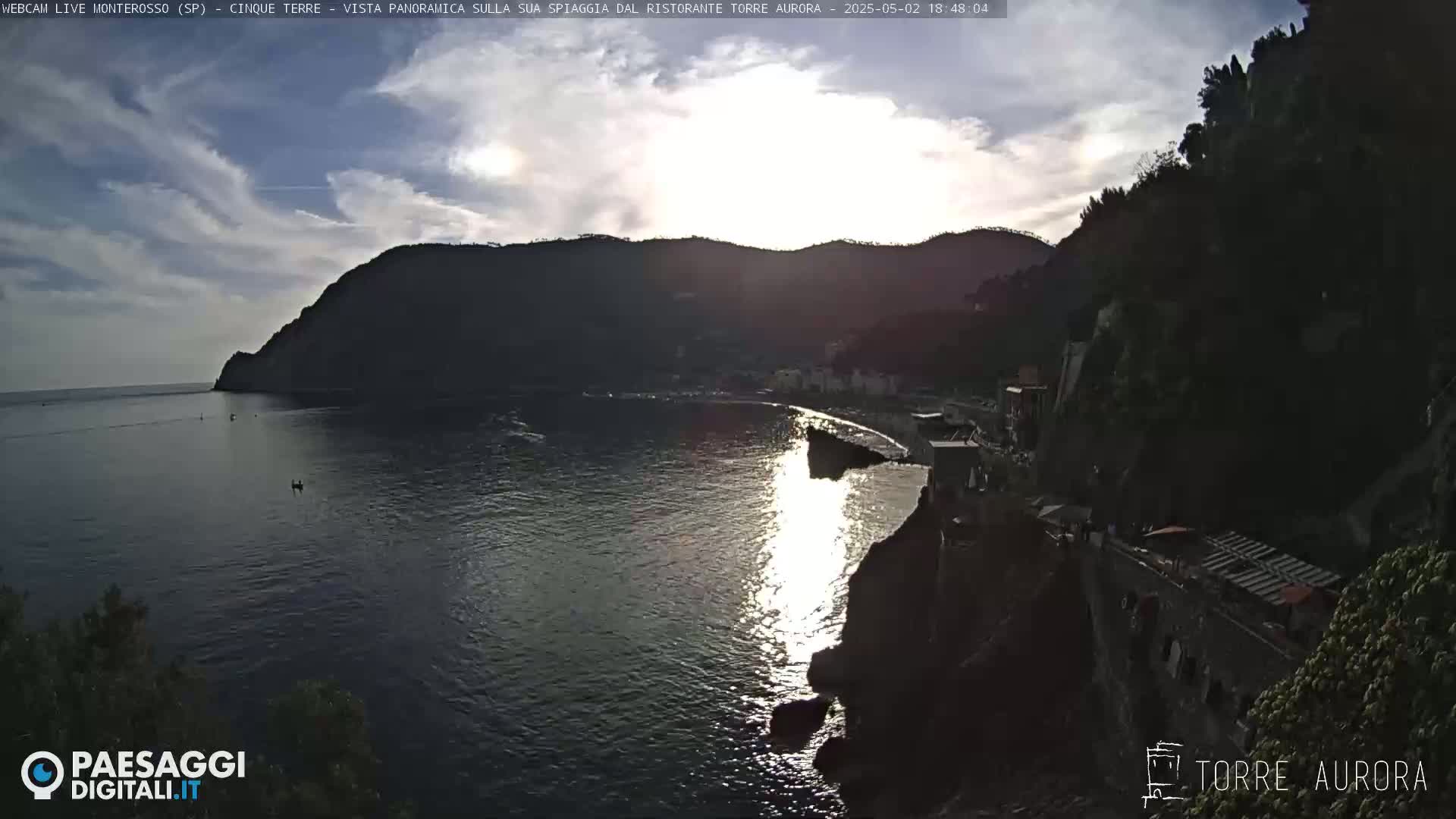  Cinque Terre Natural Park Monterosso Live Cam - La Spezia, Liguria, Italy
