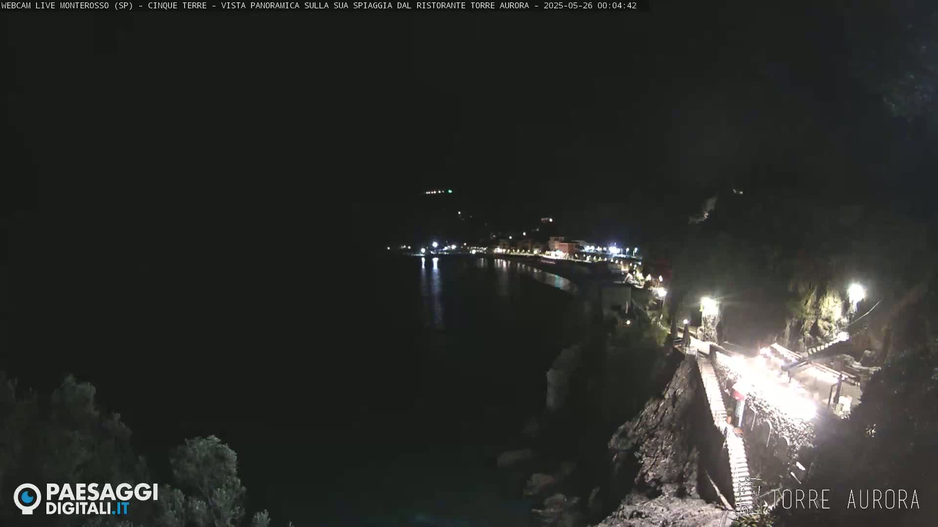  Cinque Terre Natural Park Monterosso Live Cam - La Spezia, Liguria, Italy