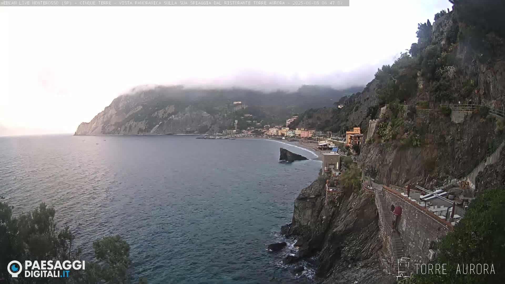  Cinque Terre Natural Park Monterosso Live Cam - La Spezia, Liguria, Italy