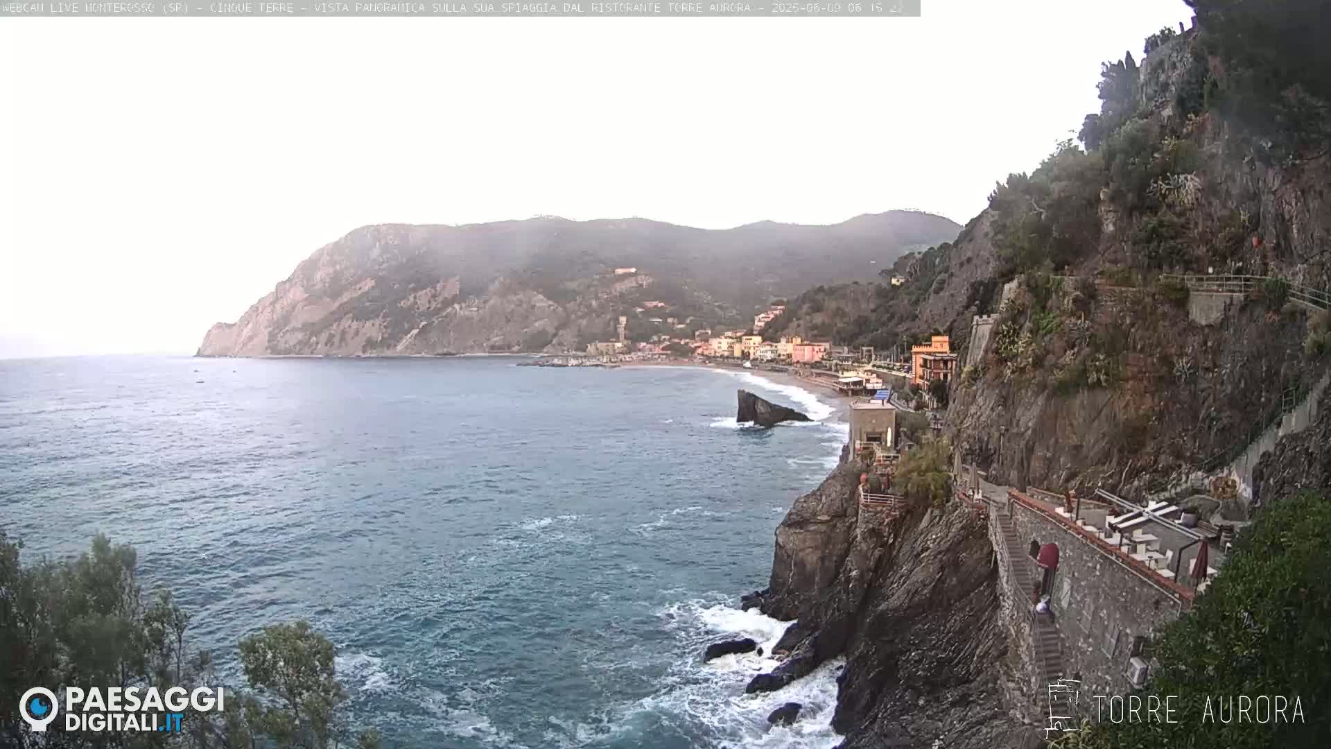  Cinque Terre Natural Park Monterosso Live Cam - La Spezia, Liguria, Italy