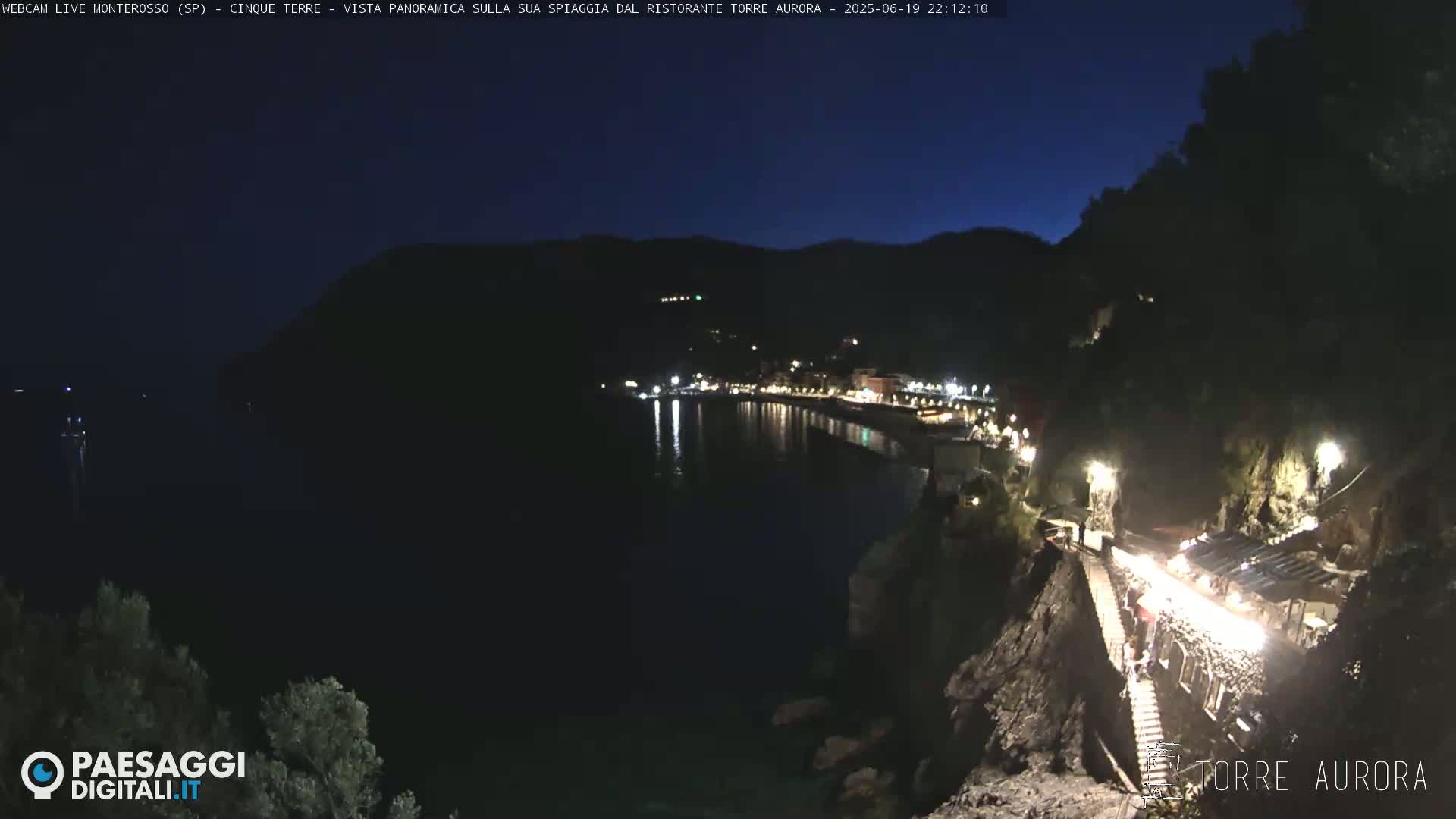 Cinque Terre Natural Park Monterosso Live Cam - La Spezia, Liguria, Italy