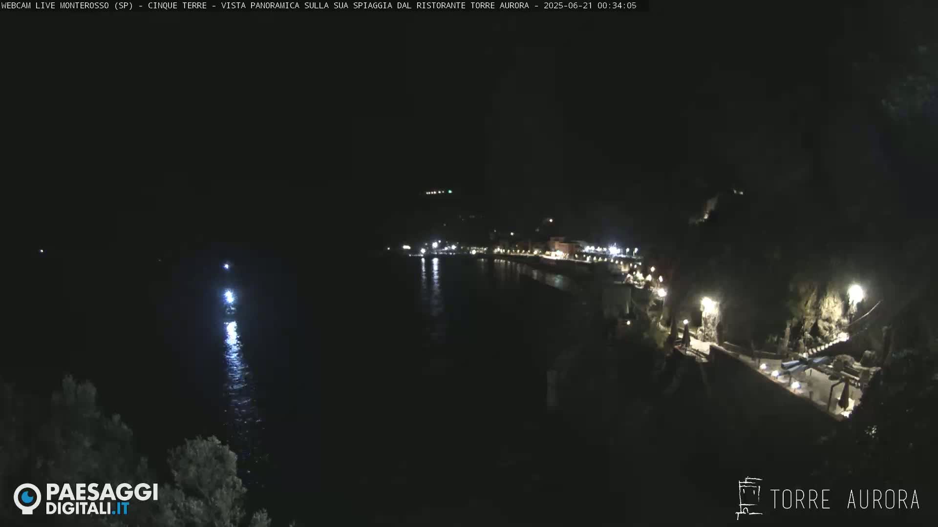 Cinque Terre Natural Park Monterosso Live Cam - La Spezia, Liguria, Italy