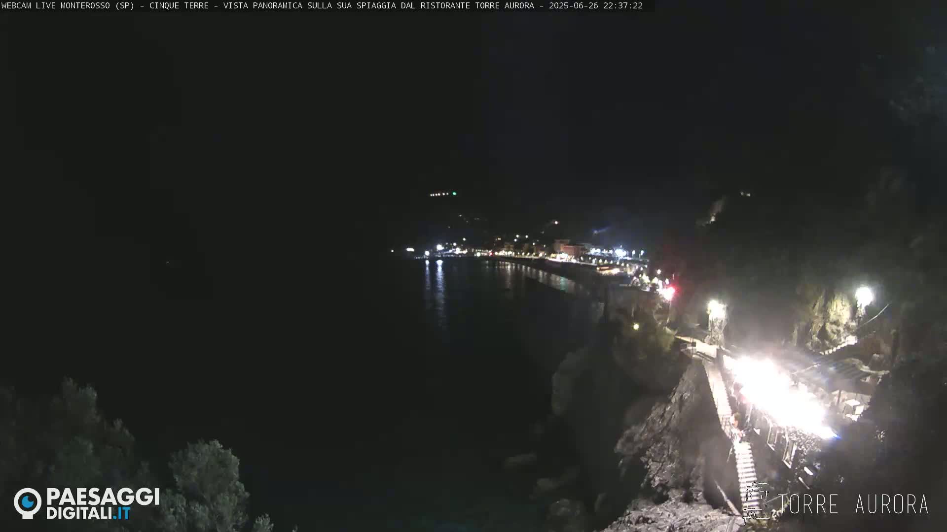 Cinque Terre Natural Park Monterosso Live Cam - La Spezia, Liguria, Italy