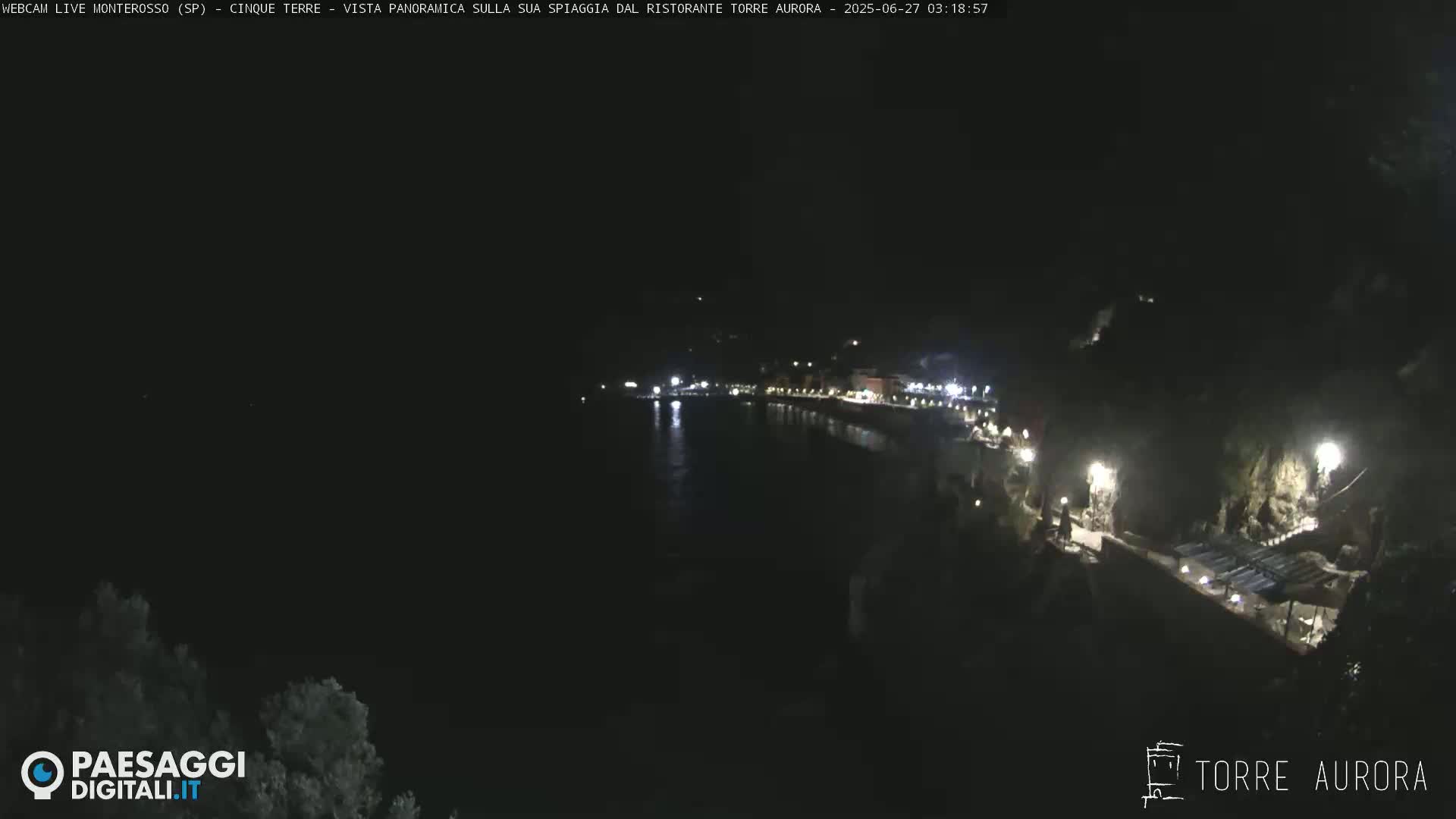Cinque Terre Natural Park Monterosso Live Cam - La Spezia, Liguria, Italy