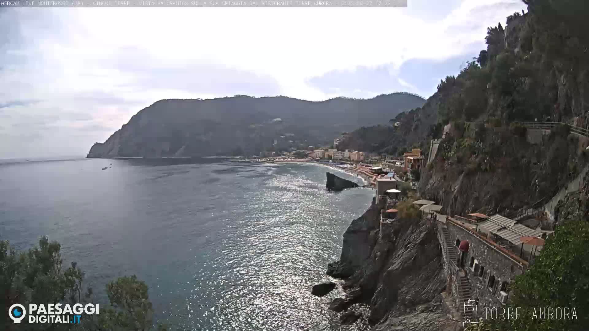 Cinque Terre Natural Park Monterosso Live Cam - La Spezia, Liguria, Italy