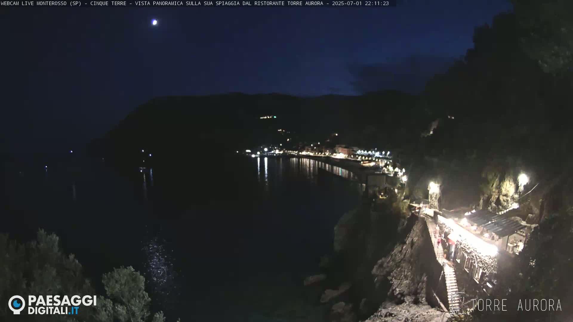 Cinque Terre Natural Park Monterosso Live Cam - La Spezia, Liguria, Italy