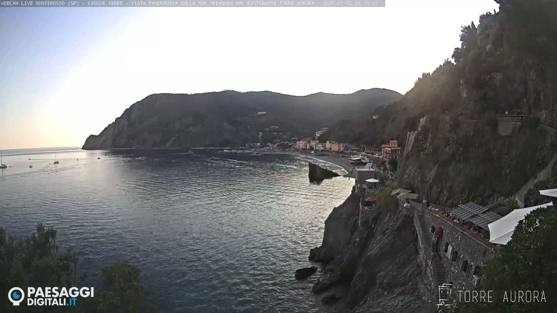 Cinque Terre Natural Park Monterosso Live Cam - La Spezia, Liguria, Italy